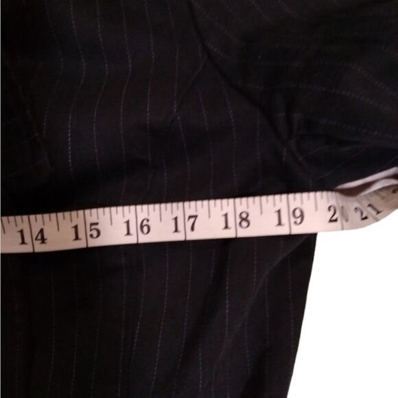 Cotton double-breasted pinstripe coat L - Picture 6 of 10